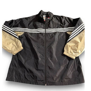 VTG Adidas Full Zip Lightweight‎ Windbreaker Jacket Mens Size L